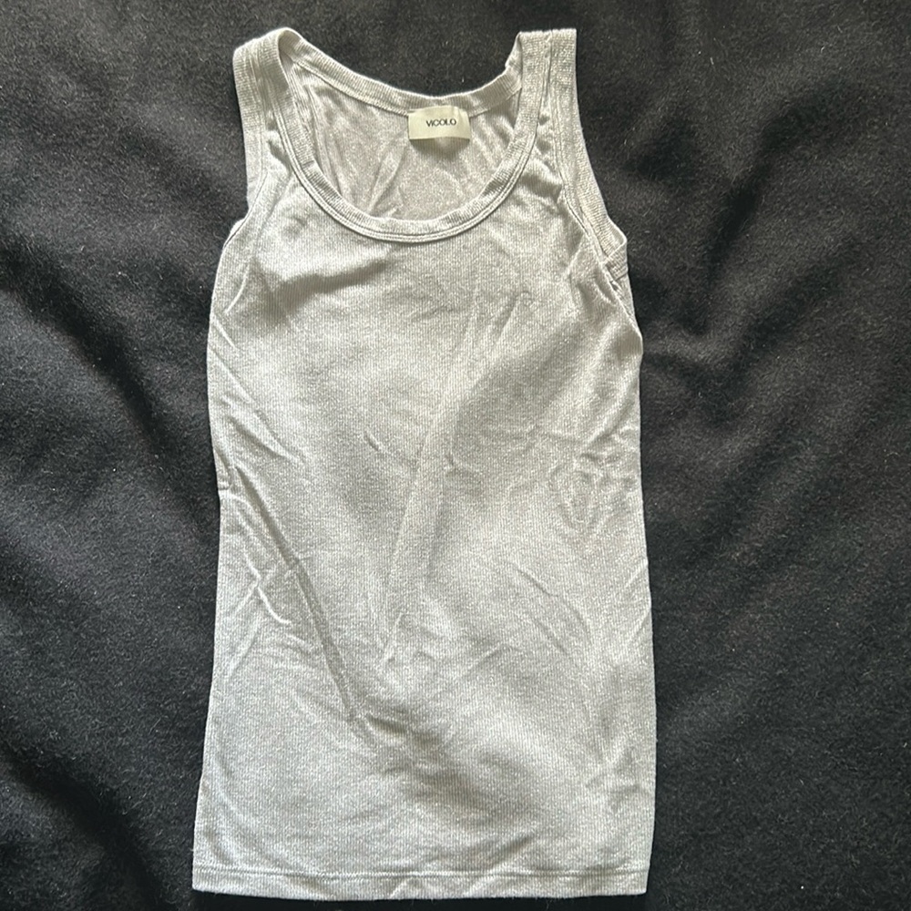 EUC Vicolo Made In Italy sparkly tank top